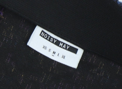 Noisy May Women's Multicoloured Tweed Skirt M