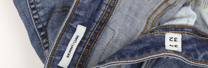 Jack & Jones Men's Blue Skinny Jeans Size 34