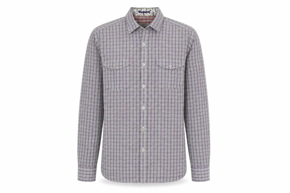 Ted Baker Men's Multicoloured Check Shirt - Size 4