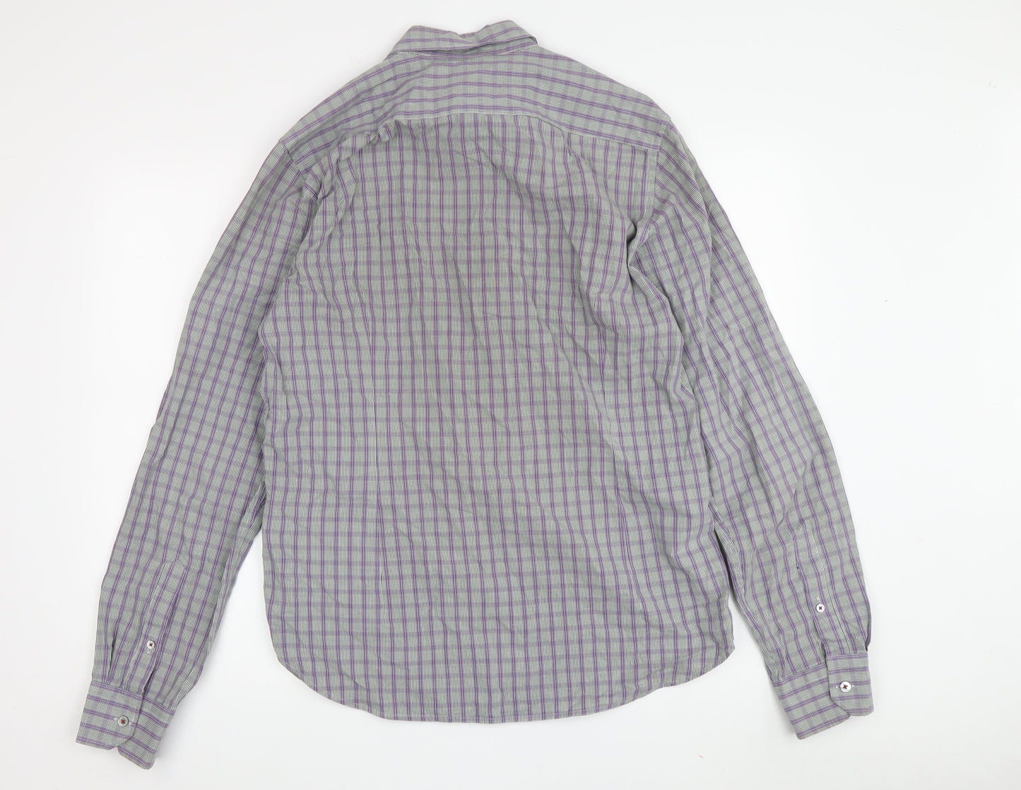 Ted Baker Men's Multicoloured Check Shirt - Size 4