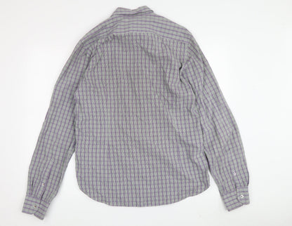 Ted Baker Men's Multicoloured Check Shirt - Size 4