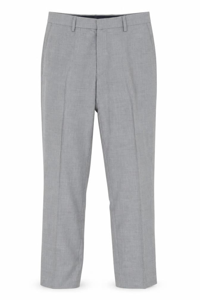 Mens UK Size 34 Marks and Spencer Slim Fit Business Grey Trousers