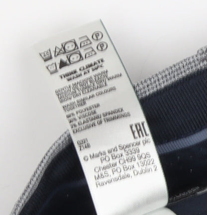 Marks and Spencer Men's Grey Slim Fit Trousers