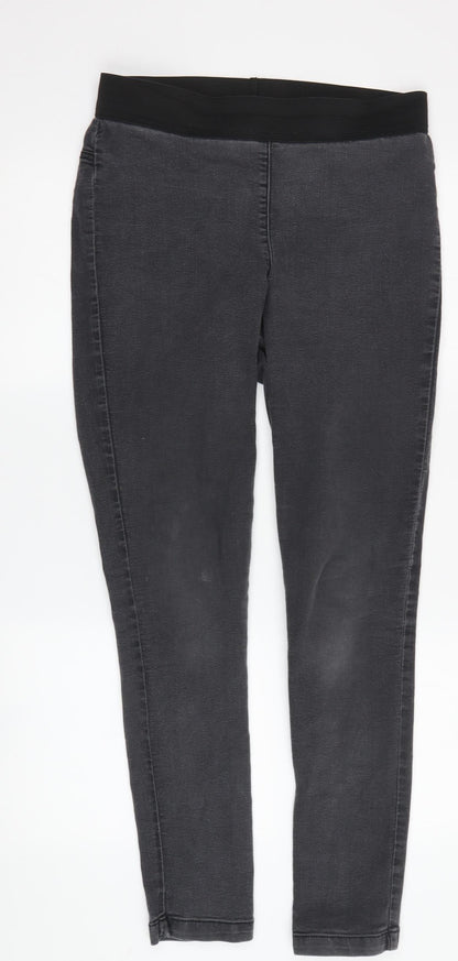 Womens UK Size 10 Marks and Spencer Slim Fit Jegging Black Trousers