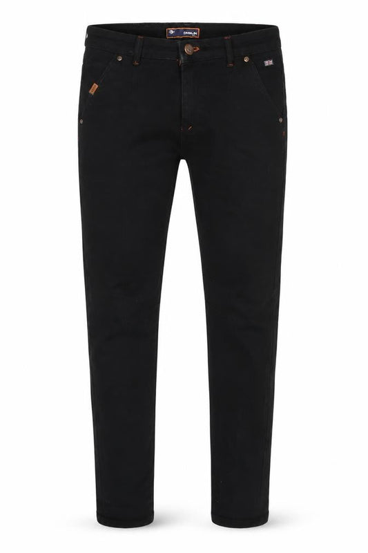 Mens UK Size 34 DnmMsn Slim Fit Skinny Black Jeans