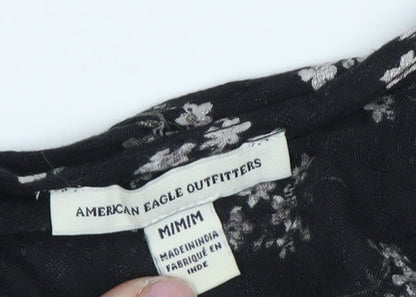 American Eagle Outfitters Women's Black A-Line Dress