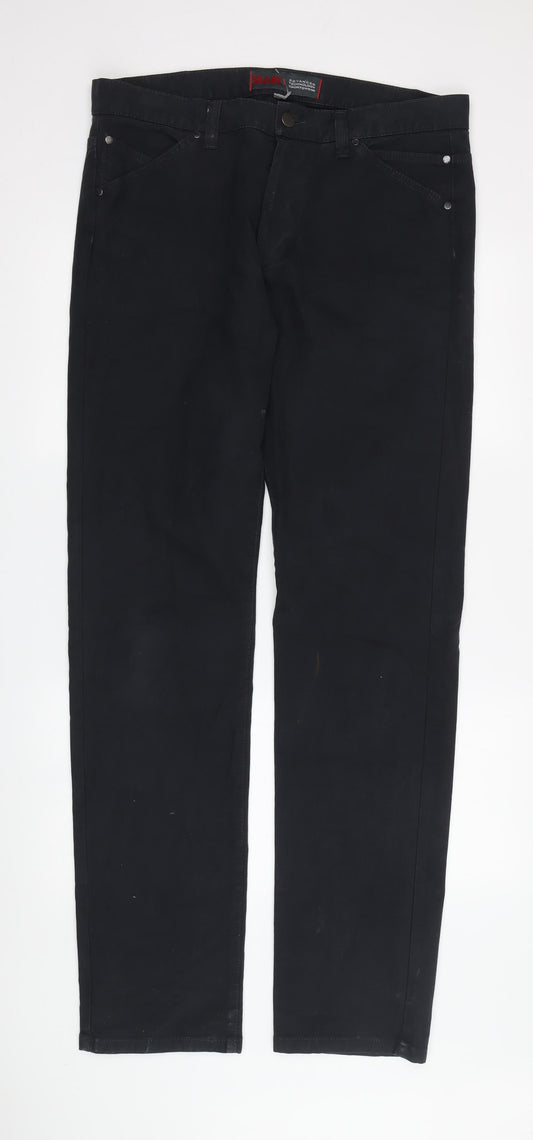 Mens UK Size 50 SLAM   Black Jeans
