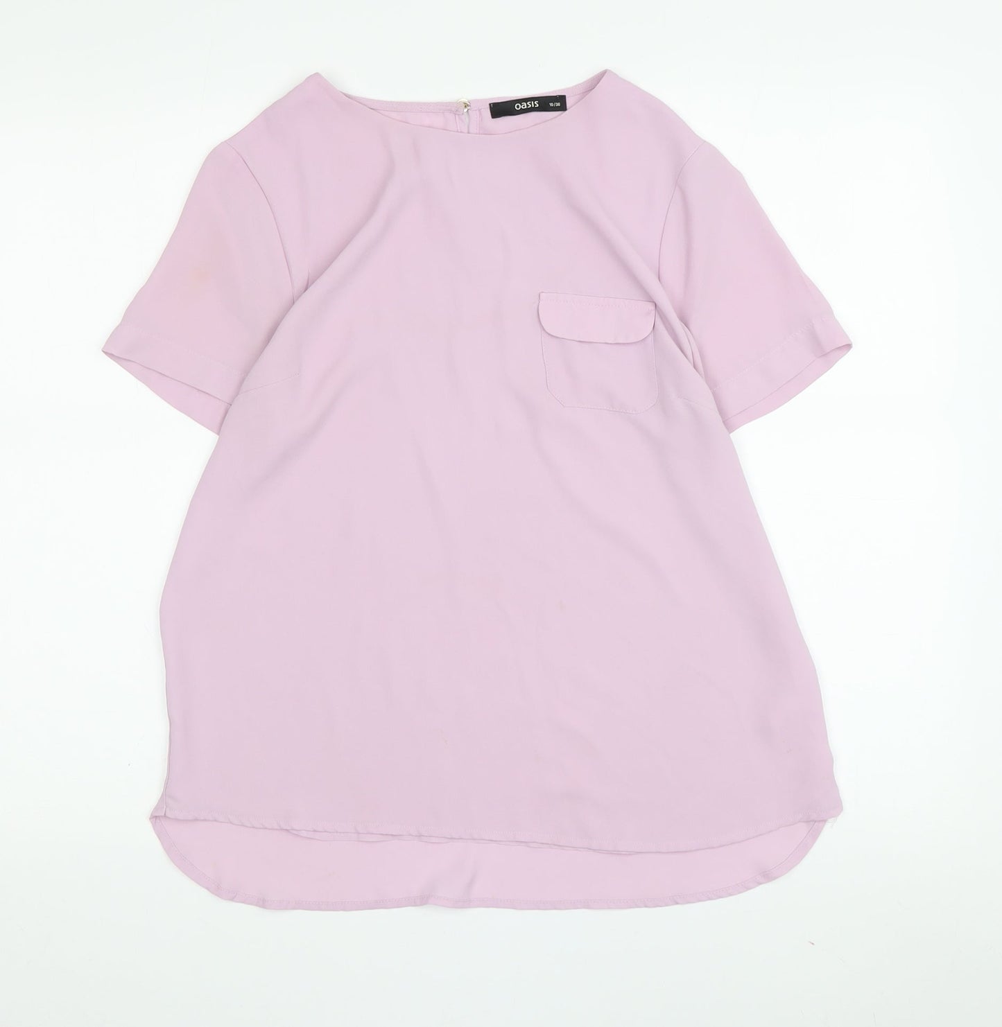 Womens UK Size 10 Oasis Pink  Blouse