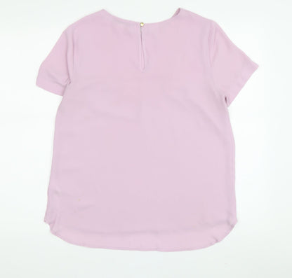 Womens UK Size 10 Oasis Pink  Blouse