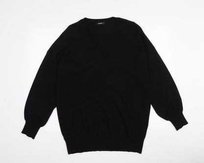 Womens UK Size 14 Roman Black Pullover Jumper