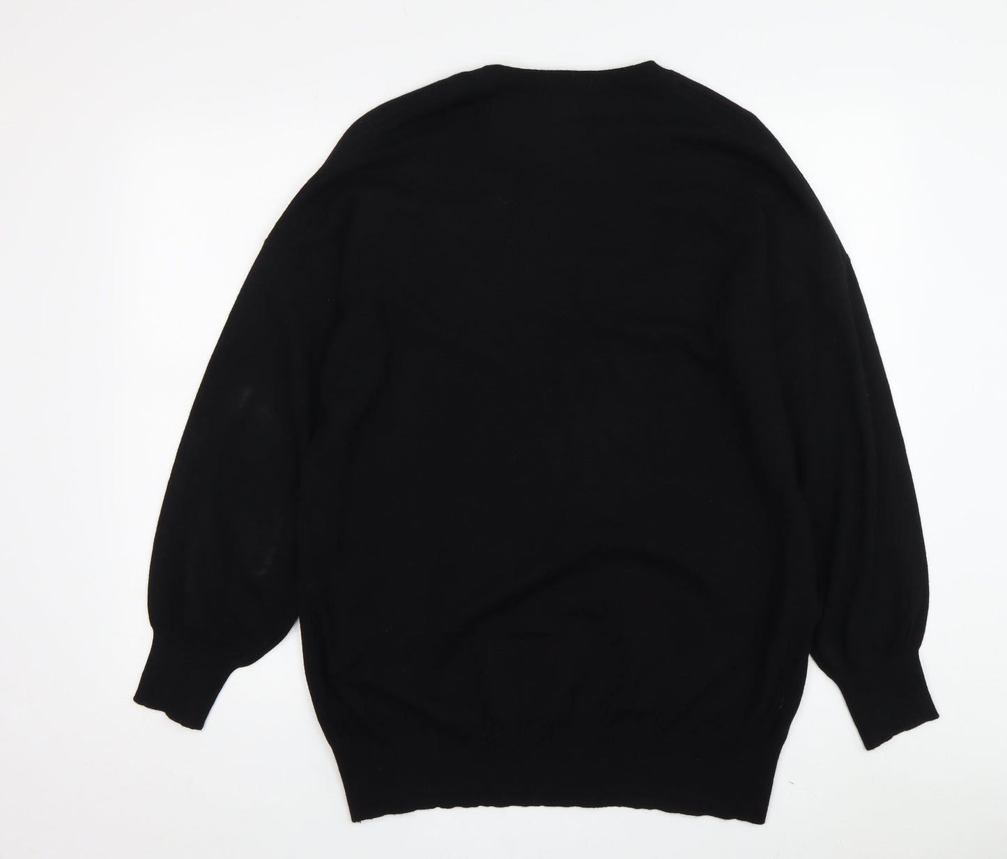 Womens UK Size 14 Roman Black Pullover Jumper
