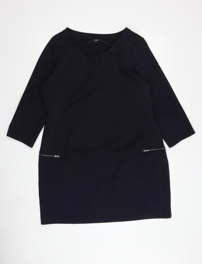 Next Women's Black Bodycon Dress, Knee-Length, Size 12