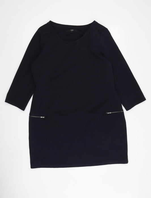 Next Women's Black Bodycon Dress, Knee-Length, Size 12
