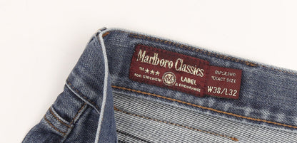 Marlboro Classics Men's Blue Straight Jeans Size 38