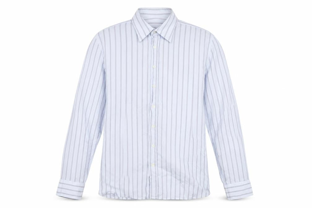 Mens UK Collar Size L Marks and Spencer Smart Blue  Dress Shirt