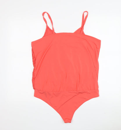 Next Women’s Pink Lace Bodysuit - Size 16