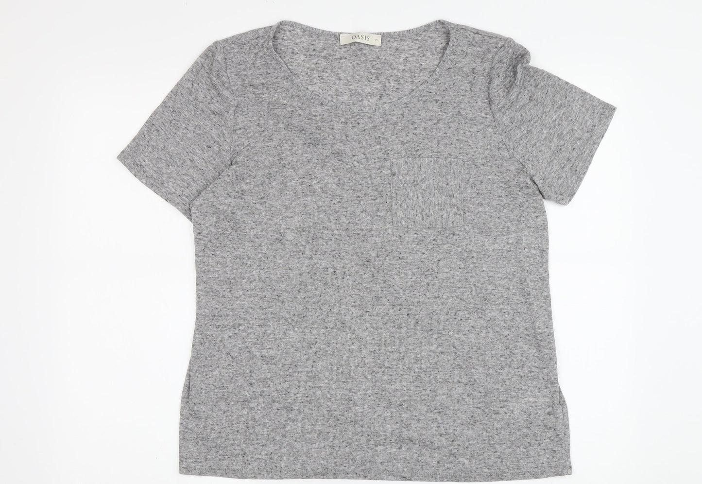 Womens UK Size M Oasis Grey  T-Shirt