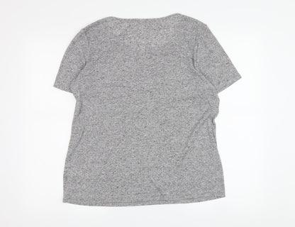 Womens UK Size M Oasis Grey  T-Shirt