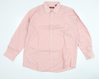 Van Heusen Men's Pink Formal Dress Shirt 44cm