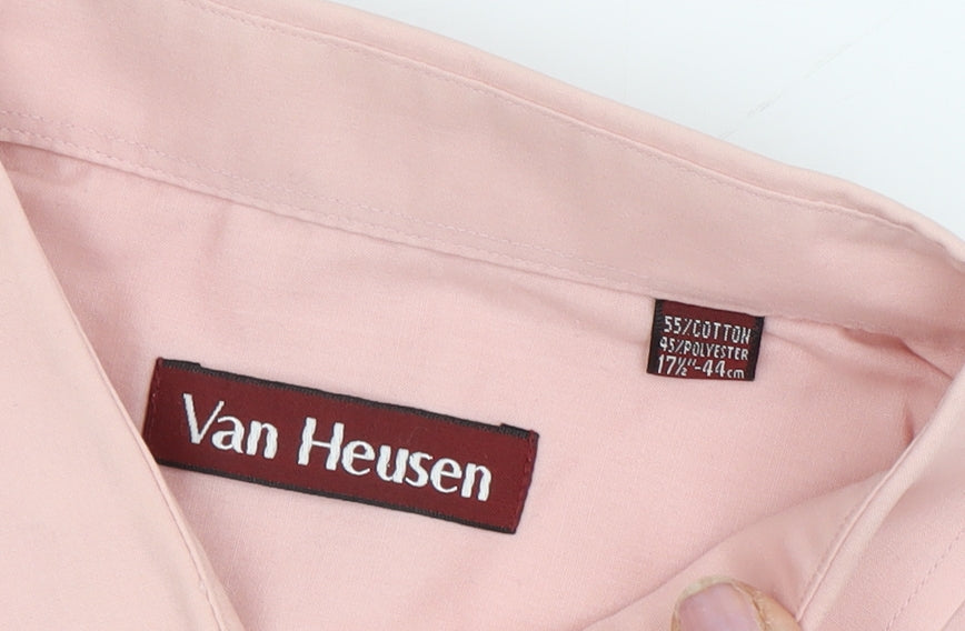 Van Heusen Men's Pink Formal Dress Shirt 44cm
