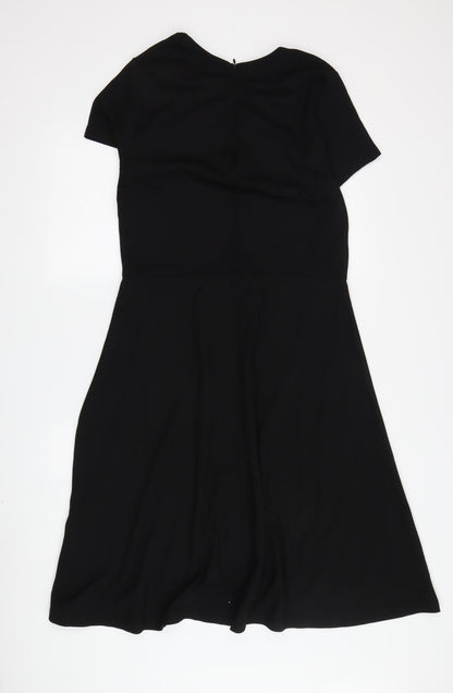 KIOMI Women's Black Fit & Flare Dress Size 14
