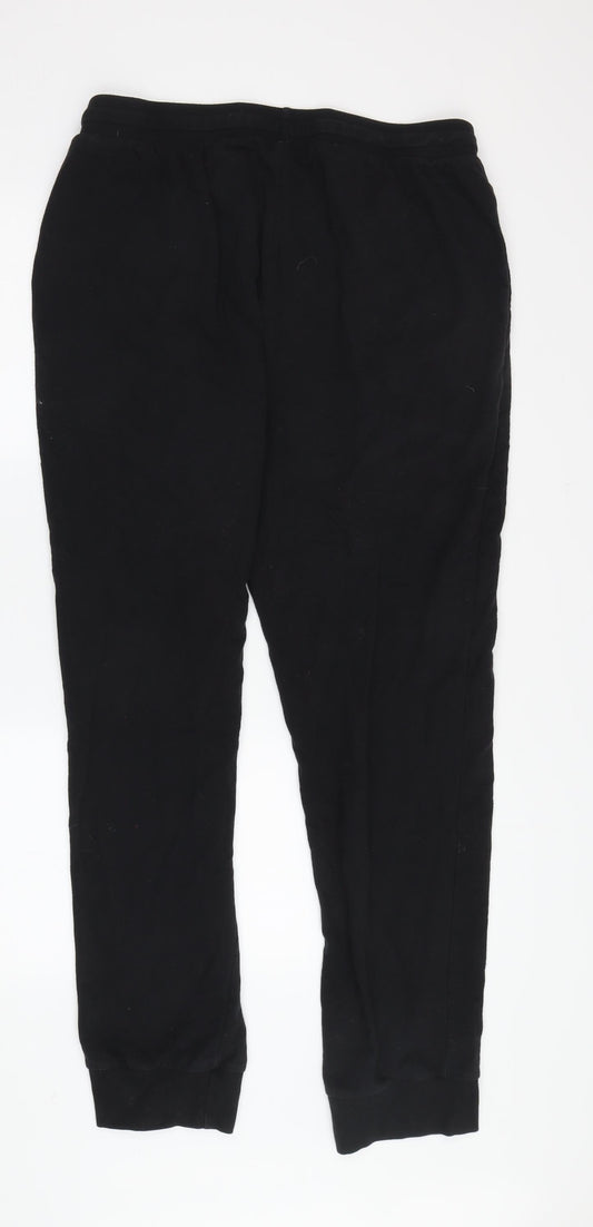 Emporio Armani Men's Black Jogger Trousers - Size S
