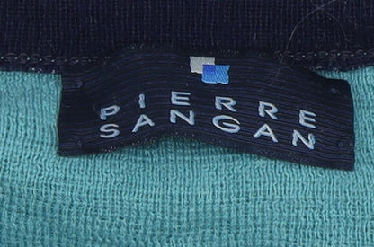 Pierre Sangan Men's Green Geometric 2XL Pullover Jumper