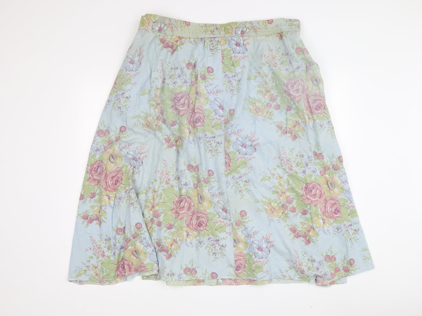 Womens UK Size 18 St Michael A-Line Canvas Skirt