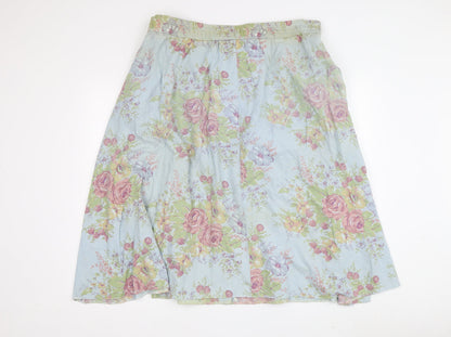 Womens UK Size 18 St Michael A-Line Canvas Skirt