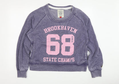 Brookhaven Women's Purple Pullover Sweatshirt, Size Unspecified