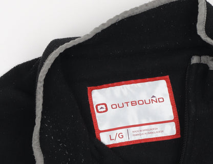 Mens UK Size L Outbound Black Basic Jacket