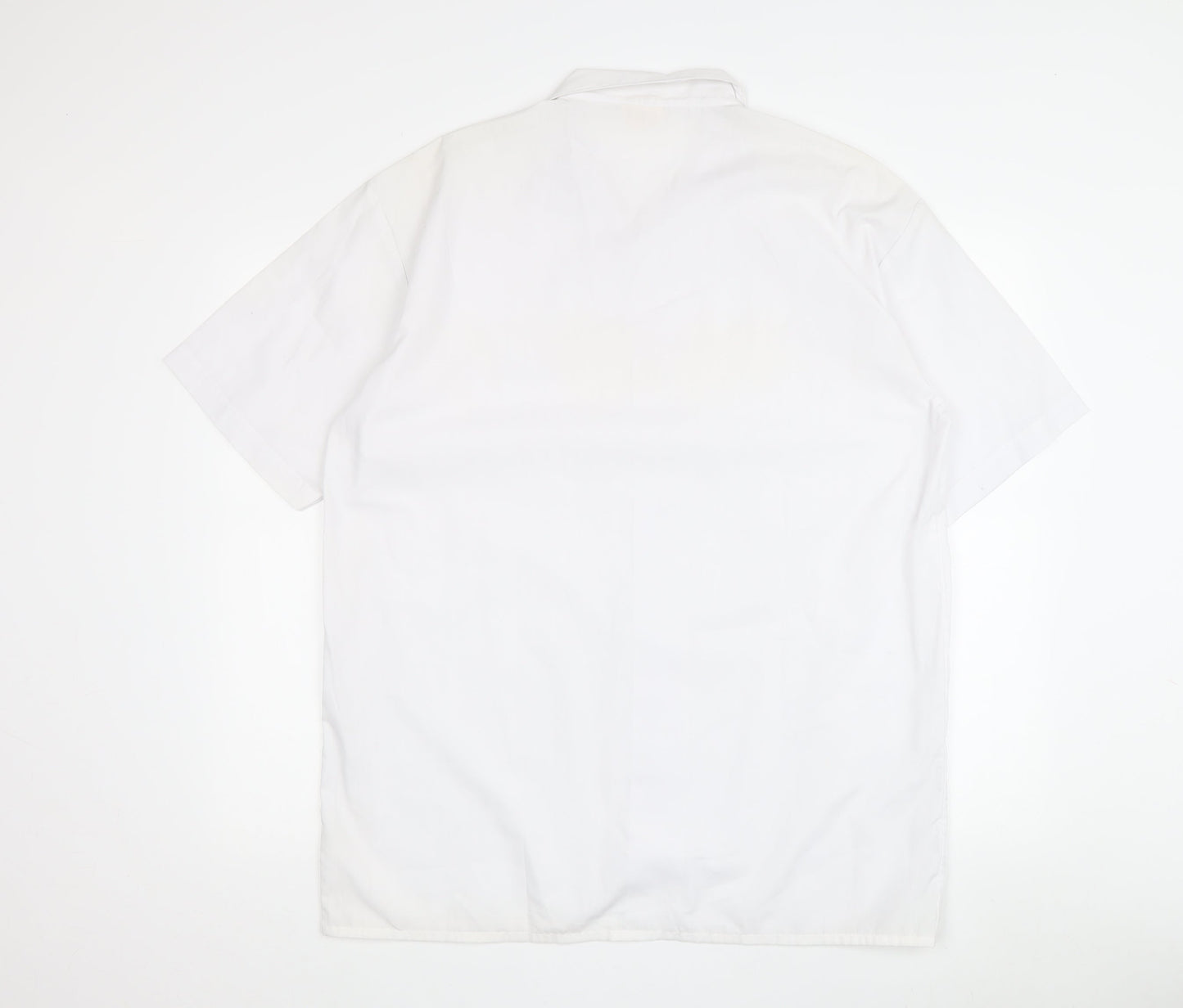 Lonsdale Men's White Medium Button-Up Summer Shirt