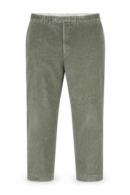 Mens UK Size L Marks and Spencer Regular Fit Chino Green Trousers