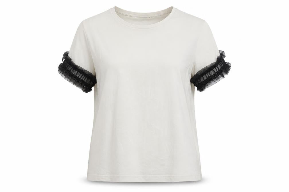 Womens UK Size M Zara White Basic T-Shirt