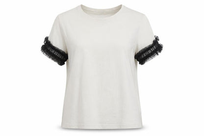 Womens UK Size M Zara White Basic T-Shirt