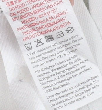 Jack Wills Men's White Polo Shirt - Size S, Classic Style