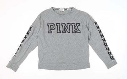 Victoria's Secret Grey Women's Pullover Sweatshirt Small