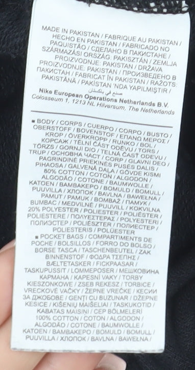 Nike Black Jogger Trousers Unisex Adults S