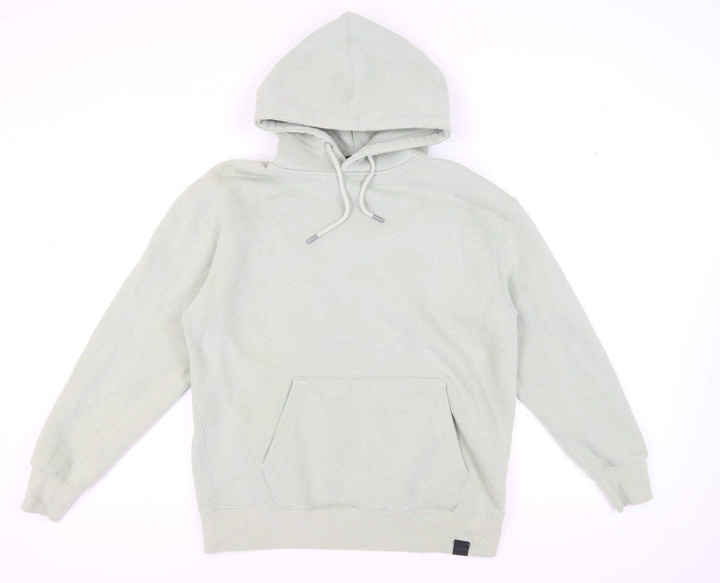 Mens UK Size S Pull&Bear Green Pullover Hoodie