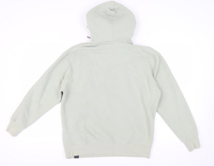 Mens UK Size S Pull&Bear Green Pullover Hoodie
