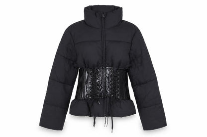 Womens UK Size 8 ASOS Black Puffer Jacket