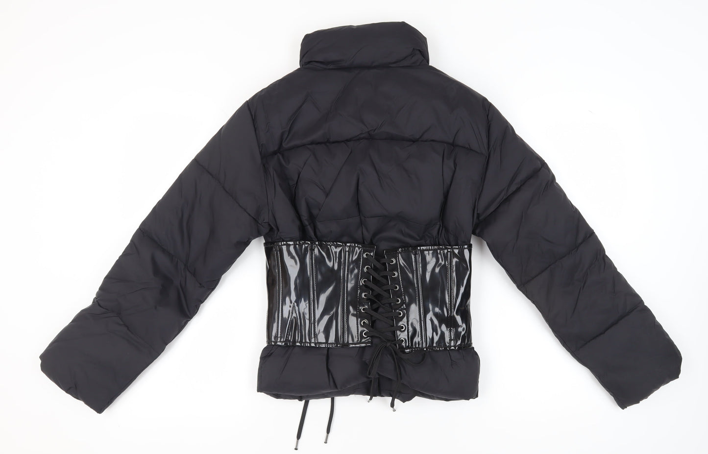 Womens UK Size 8 ASOS Black Puffer Jacket