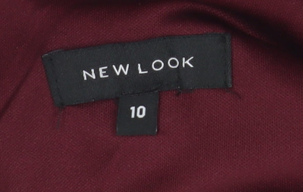 New Look Women's Red Halter Jumpsuit Size 10