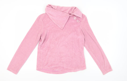Womens UK Size S Marks and Spencer Pink Pullover Sweatshirt