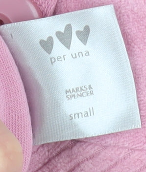Womens UK Size S Marks and Spencer Pink Pullover Sweatshirt