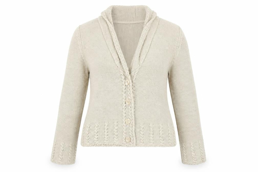 Womens UK Size M Per Una Beige Cardigan Jumper