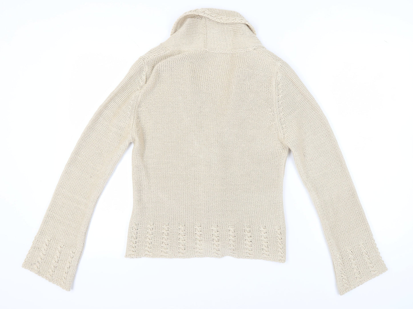 Womens UK Size M Per Una Beige Cardigan Jumper