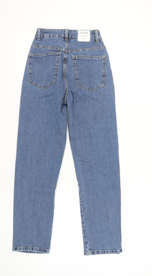 Cotton On Women's Blue Mom Jeans High-Rise Size 6