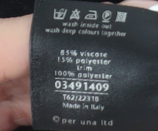 Per Una Women's Black Sequin Pullover Jumper, Size 10