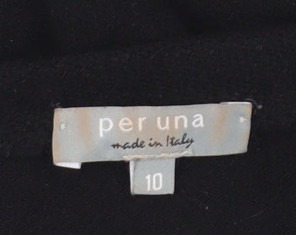 Per Una Women's Black Sequin Pullover Jumper, Size 10